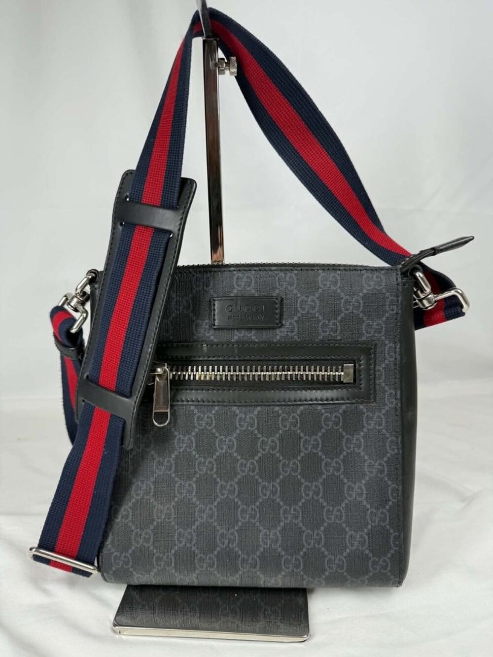 GUCCI Small Messenger Shoulder Bag 523599 GG Supreme Sherry Line SPB-TS 368132